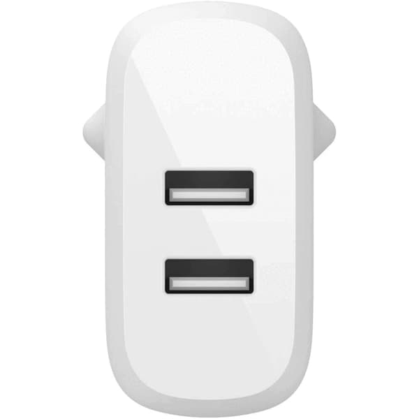 Dual USB-A Väggladdare 24W + Micro USB Kabel 1m