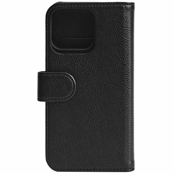 iPhone 13 PU wallet, detachable, 3 cards, Black
