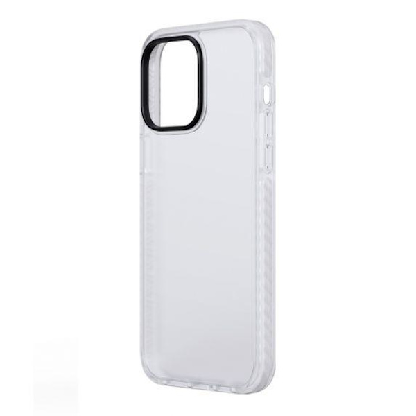 iPhone 14 Pro Max Stöttåligt TPU Mobilskal - Vit