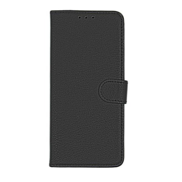 Plånboksfodral Läder med Stativ - Xiaomi Redmi Note 8T - Svart