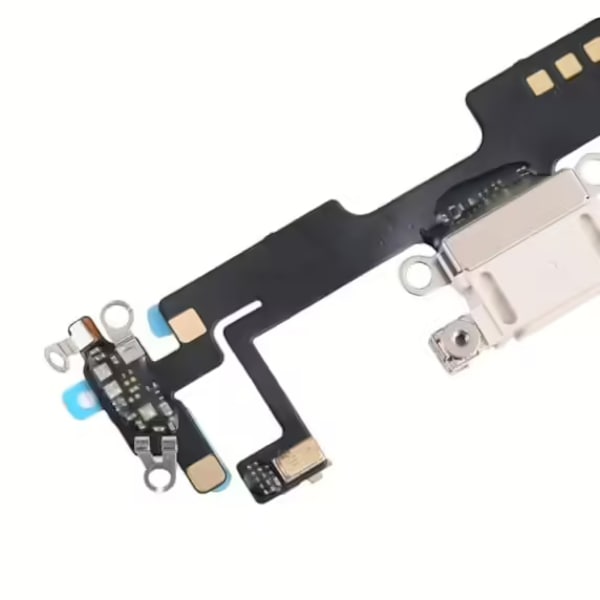iPhone 14 Laddkontakt med Flexkabel Original - Vit