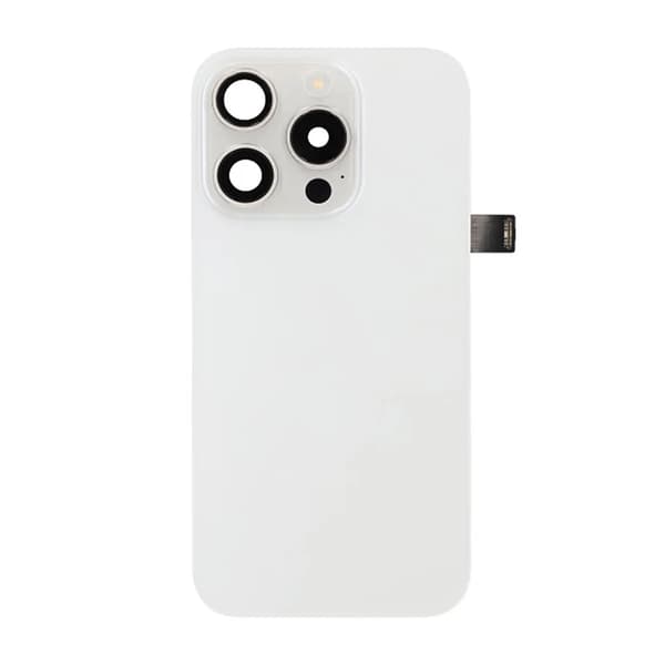 iPhone 15 Pro Baksida Glas Komplett OEM - Titanvit