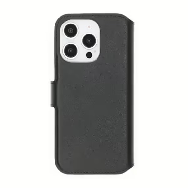 iPhone 16 Pro Max Plånboksfodral Äkta Läder Rvelon - Svart