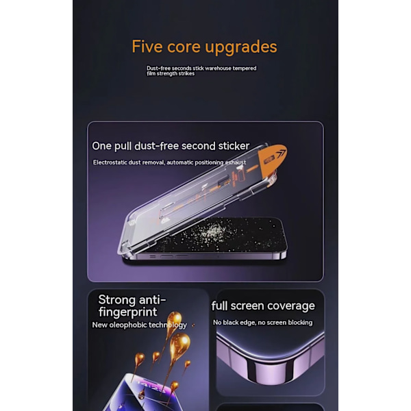 Dust-free Warehouse Artifact For Screen Protector HD