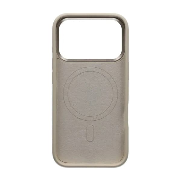 Mobilskal Silikon med Magsafe för iPhone 17 Pro - Beige
