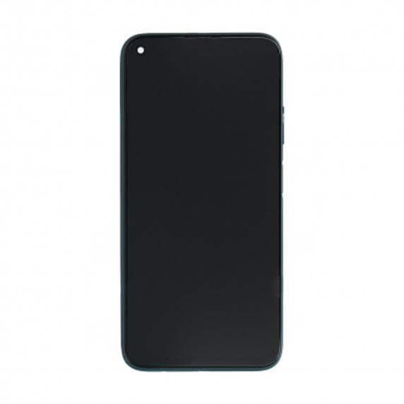 Huawei P40 Lite Skärm/Display med Batteri Original - Grön
