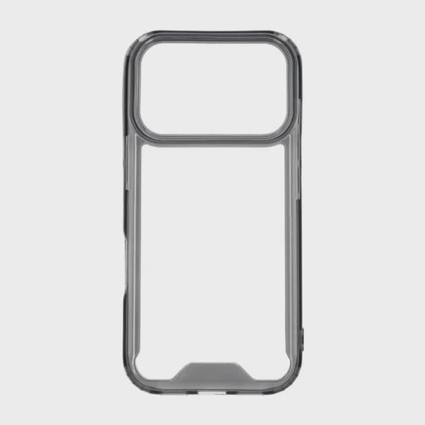 Stöttåligt Mobilskal till iPhone 17 Pro - Transparent Svart