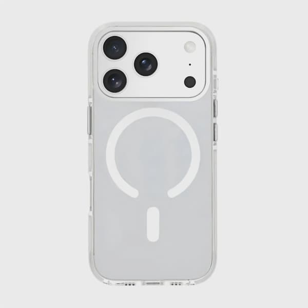 Transparent MagSafe-skal IMD för iPhone 17 Pro Max - Vit