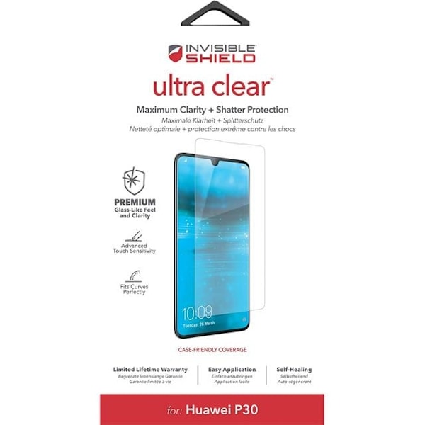 Zagg InvisibleShield Ultra Clear Screen Protector for Huawei P30