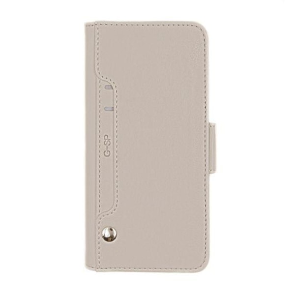 iPhone XR Flip Stand PU Leather Extra Card Wallet Case Grey