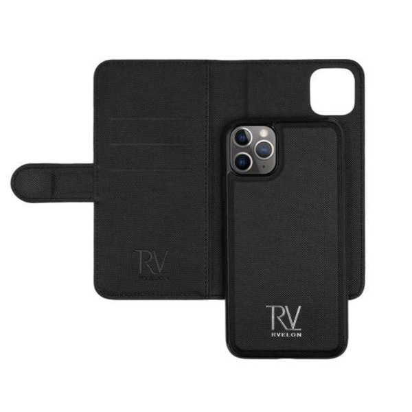 RV Magnetisk Plånboksfodral - iPhone 11 Pro - Svart