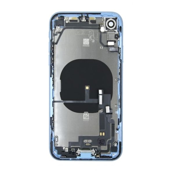 iPhone XR Baksida med Komplett Ram - Blå