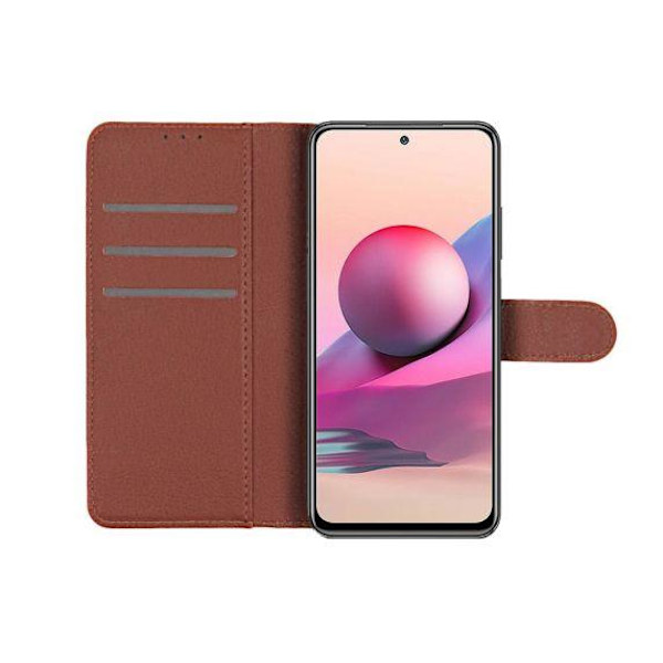 Flip Stand Leather Wallet Case For Xiaomi Redmi Note 10/Redmi No
