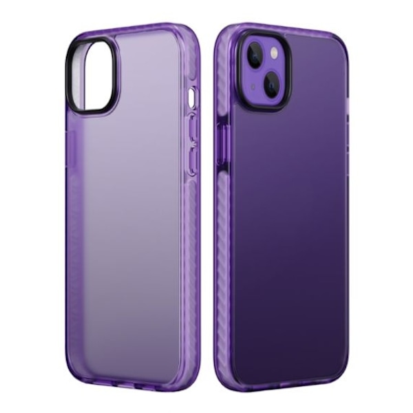iPhone 14 Stöttåligt TPU Mobilskal - Lila