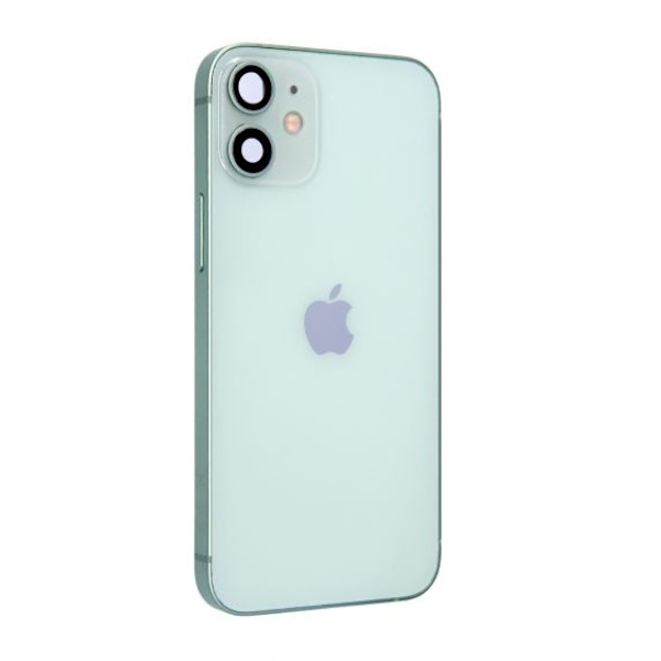 iPhone 12 Mini Baksida/Komplett Ram - Grön