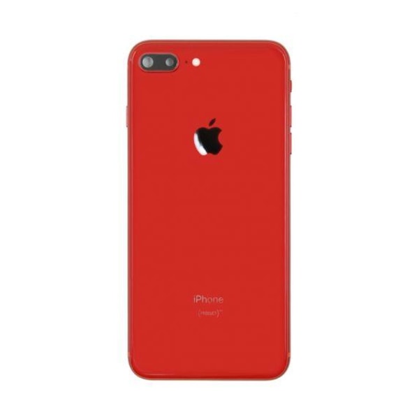 iPhone 8 Plus Baksida Med Komplett Ram - Röd