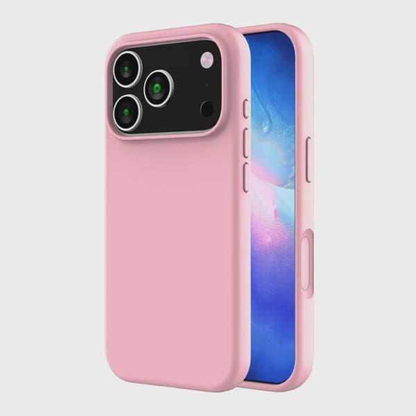 Rvelon Mobilskal Silikon MagSafe för iPhone 17 Pro - Rosa