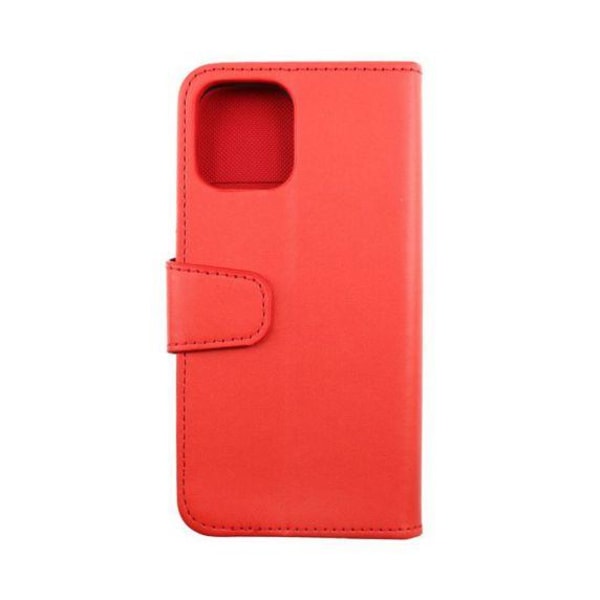 iPhone 12/12 Pro Plånboksfodral Extra Kortfack Rvelon - Röd