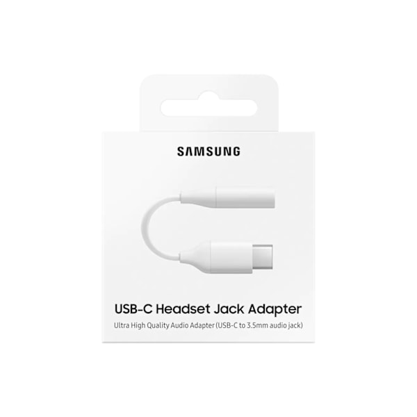 Samsung Original USB-C-3.5mm Jack adapter, Vit