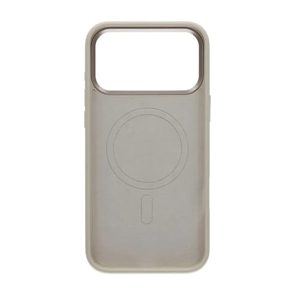 Mobilskal Silikon med Magsafe för iPhone 17 Pro Max - Beige