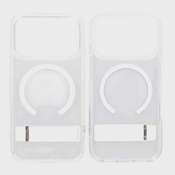 Mobilskal med Stativ för iPhone 17 Pro - Transparent