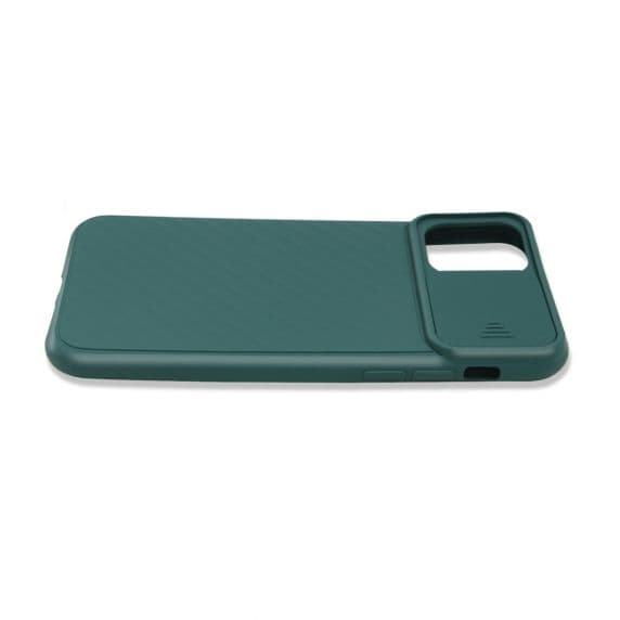 iPhone 11 Pro Max Soft Silicone Slide Camera Case Protection Shockproof Case Premium Quality Green
