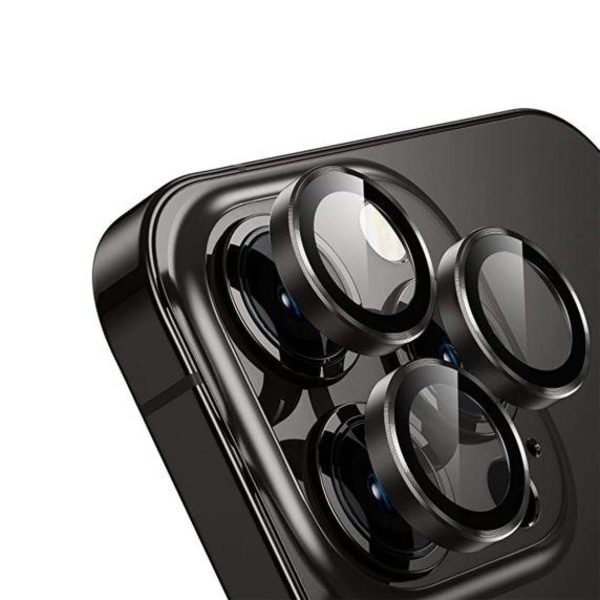 iPhone 14 Pro Max Kameralins med Ram - Rymdgrå