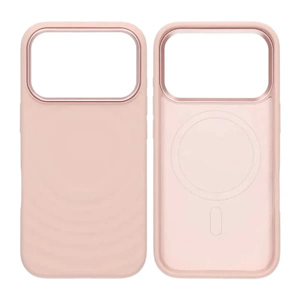 Mobilskal Silikon med Magsafe för iPhone 17 Pro - Rosa