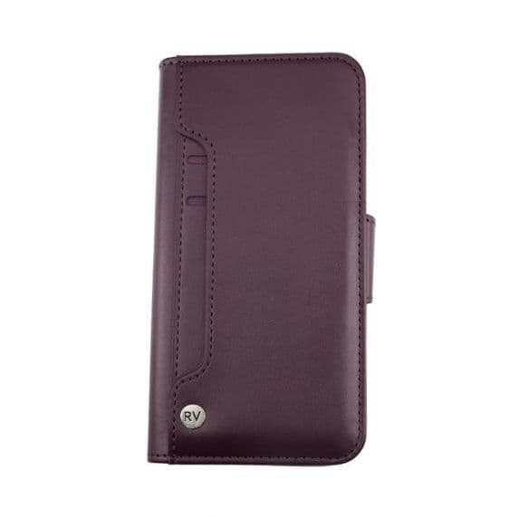 iPhone 12/12 Pro Plånboksfodral Extra Kortfack Rvelon - Mörklila