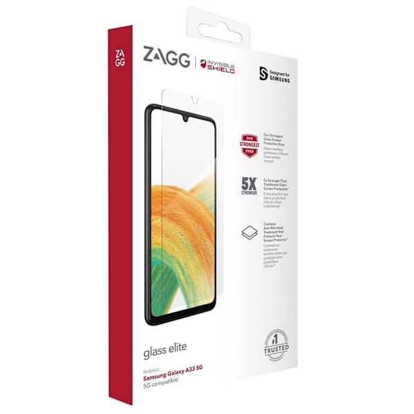 ZAGG InvisibleShield Samsung Galaxy A33 5G Skärmskydd Glass Elite