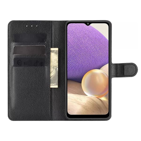 Samsung A33 5G Plånboksfodral med Stativ - Svart