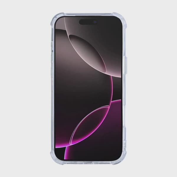 Stöttåligt Mobilskal till iPhone 17 Pro - Transparent