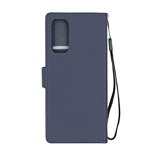 Flip Stand Leather Wallet Case For Samsung Galaxy S20 Plus Blue