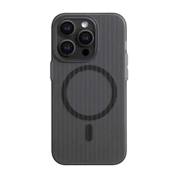 iPhone 15 Pro Max Mobilskal Korrugerad - Svart