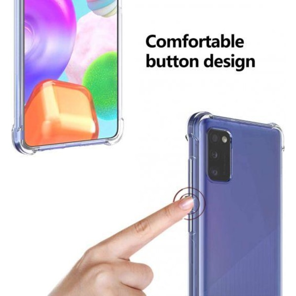 Stöttåligt Skal Samsung A41 - Transparent