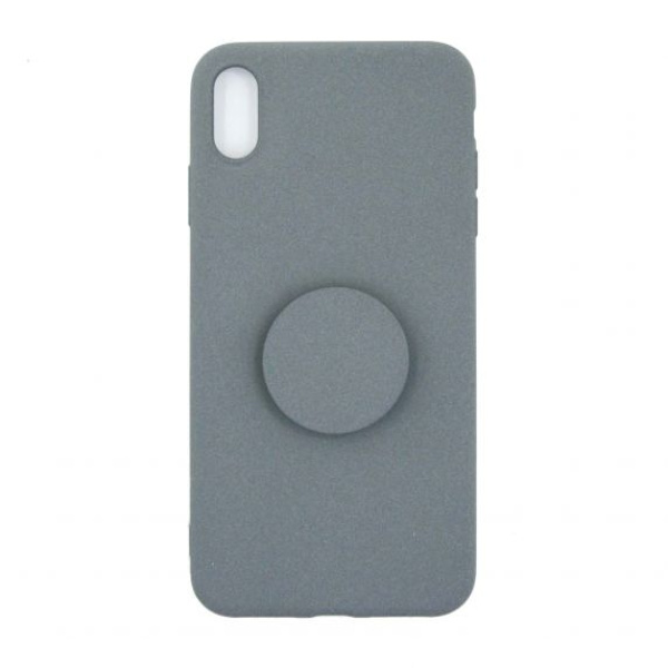 Fitted Case TPU With Kickstand For iPhone X/XS Grey