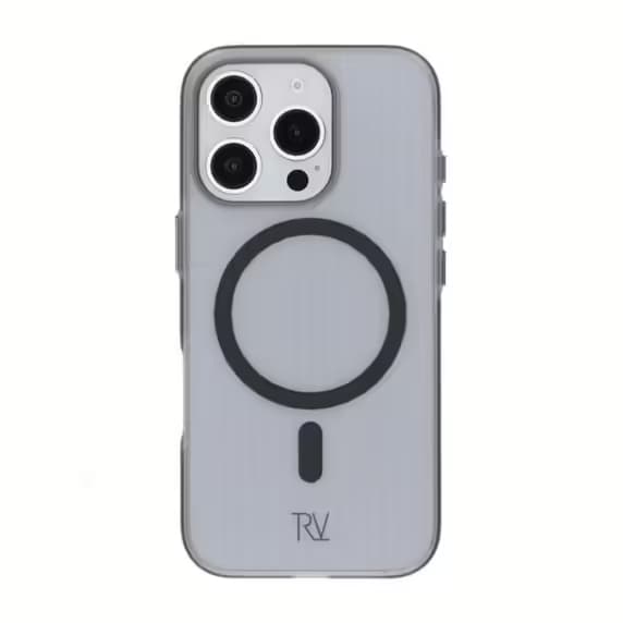 iPhone 16 Pro Max Mobilskal Korrugerad Magsafe Rvelon - Svart