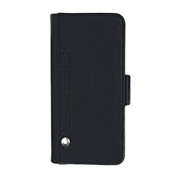 iPhone XS Max Flip Stand PU Leather Extra Card Wallet Case Black