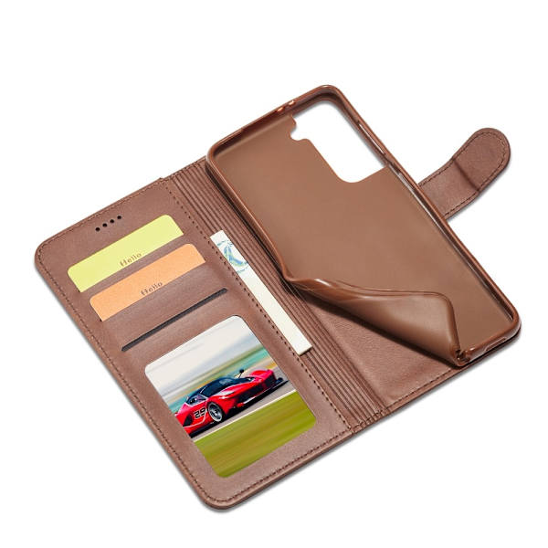 LC.IMEEKE Fodral för Samsung Galaxy S21 Plus - Brun