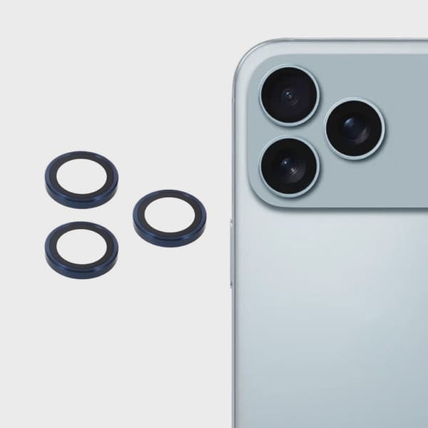 Kameraskydd i härdat glas för iPhone 17 Pro Max - Blå