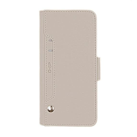 iPhone XR Flip Stand PU Leather Extra Card Wallet Case Grey