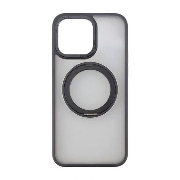 iPhone 15 Pro Max Skal med MagSafe Stativ Rvelon - Svart