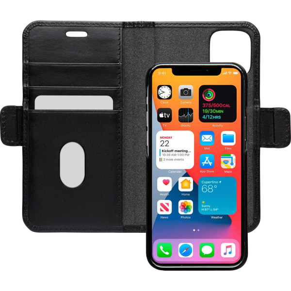 Dbramante1928 Lynge plånboksfodral för iPhone 12 mini (svart)