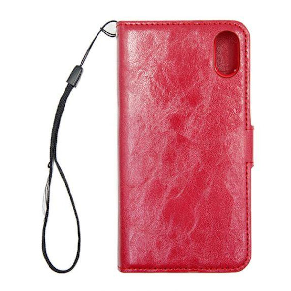 Detachable Leather Case For iPhone X/XS Red