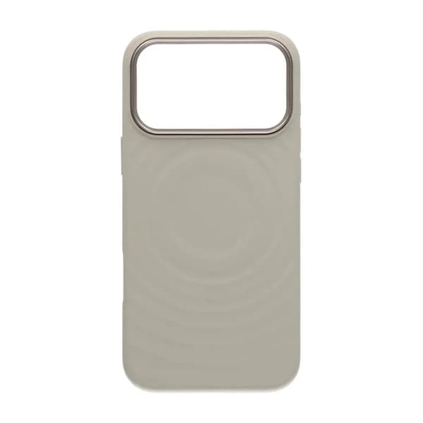 Mobilskal Silikon med Magsafe för iPhone 17 Pro Max - Beige