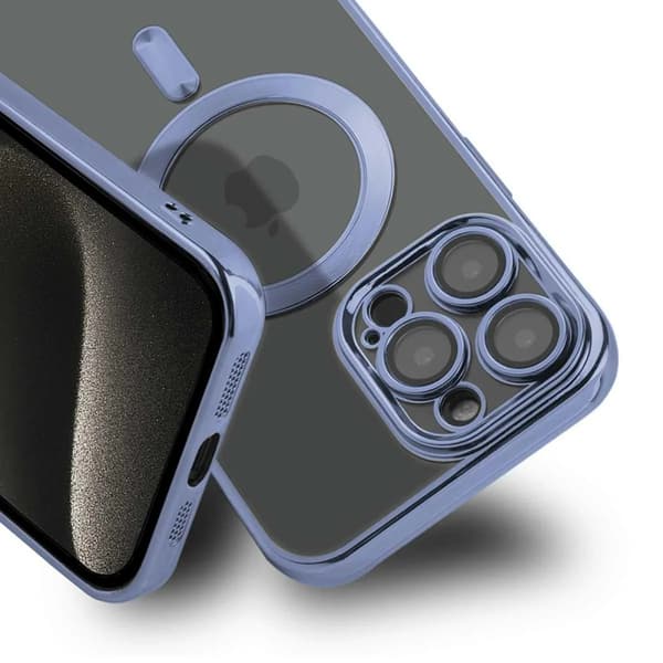 iPhone 15 Pro Magsafe skal - Blå
