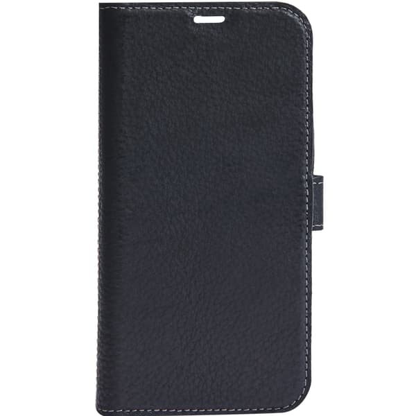 iPhone 12 mini leather wallet, detachable, Black
