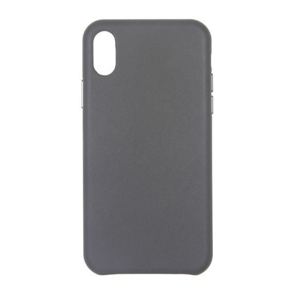 Fitted Leather Case For iPhone X/XS Grey