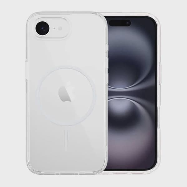 Magsafe Stöttåligt Skal för iPhone 16e - Transparent