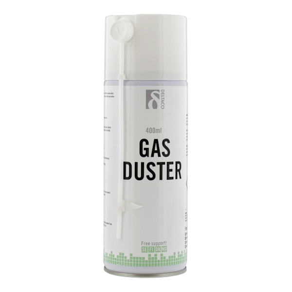 DELTACO komprimerad gas i sprayburk tryckluft 400ml
